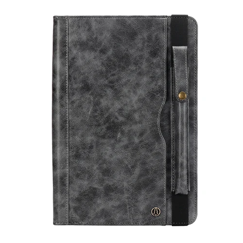 Модный кожаный чехол для samsung Galaxy Tab A2 10,5 T590 Tablet Stand Shell Smart Cover для samsung SM-T590 сумка с держателем ручки - Цвет: Черный