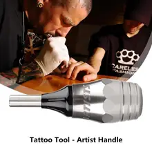 25 мм DIY алюминиевый сплав ручка для татуировки легкий для татуировщика боди-арт инструмент для татуировки для дома здоровая красота основные принадлежности