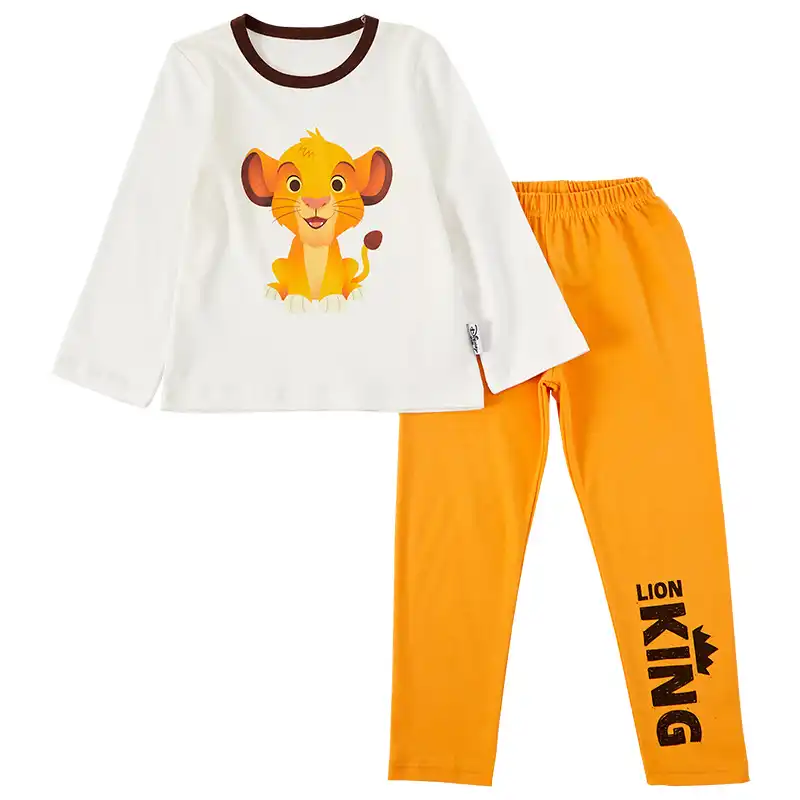 Pyjama Simba Du Roi Lion De Disney Pour Bebe Vetement De Maison Mignon Pour Garcon Costume D Automne Et D Hiver Pour Enfant En Bas Age Aliexpress