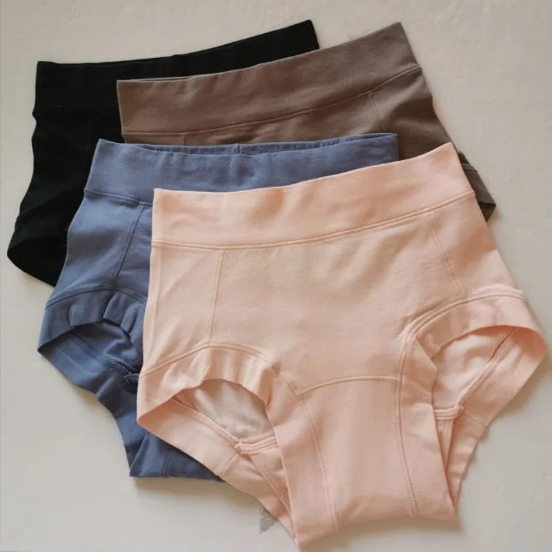 

Middle Gged Old People's Leak Proof Underwear Women's High Waist Cotton Breathable Comfortable Incontinence Pants