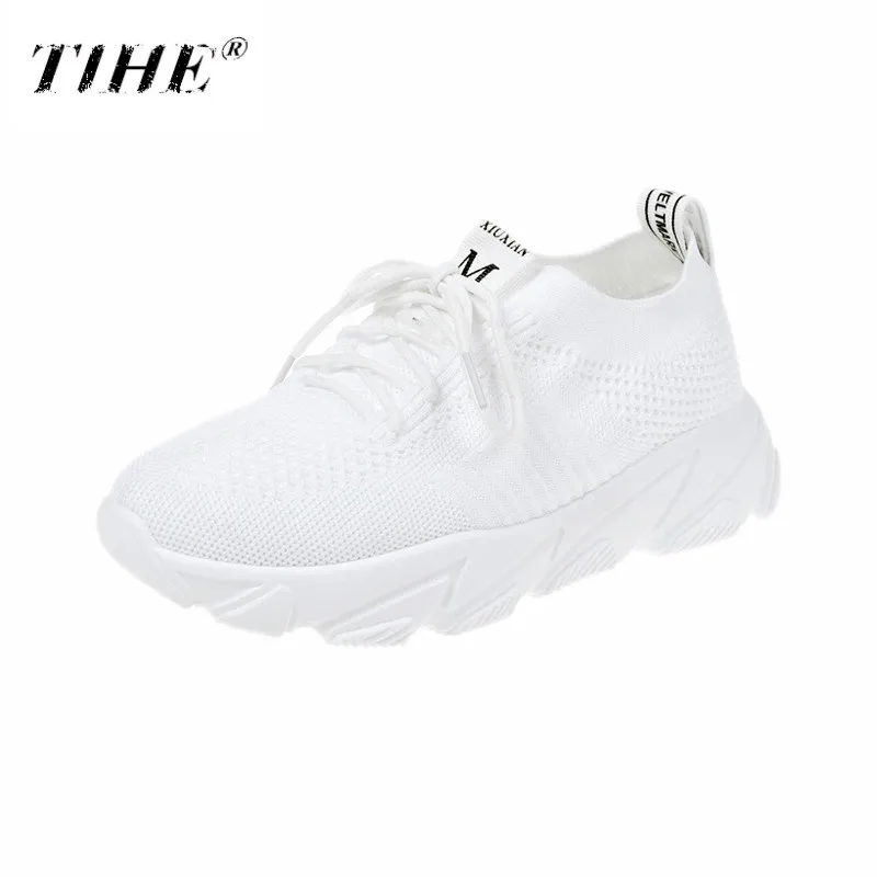 Tenis Feminino Female Platform Sneakers Women Tennis Shoes for Outdoor Lace Up Air Mesh Shoes Ladies Zapatillas Mujer