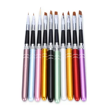 

Portable Nail Phototherapy Crystal Pen Set Pull Pen Nails Line Pen Nail Decoration