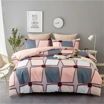 

Quilt cover + Pillow Case Decor Brand Home Textile Pattern Protector Double Queen King Size Quilt Covers Bedclothes