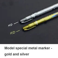 Модель делая инструмент краска ing цвет дополнительные цветные краски ручка маркер золото/серебро