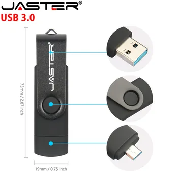 

Jaster USB 3.0 OTG pen drive high speed USB flash drive 128GB 64GB 32GB 16GB 8GB 4GB USB stick is suitable for smart phones and