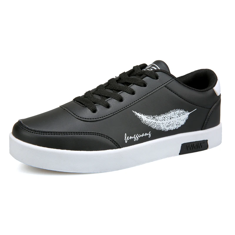 black st477 Новые белые черные туфли обувь для мужчин модные мужские повседневные уличные мужские туфли из искусственной кожи брендовая мужская обувь ST473 - Цвет: black st477
