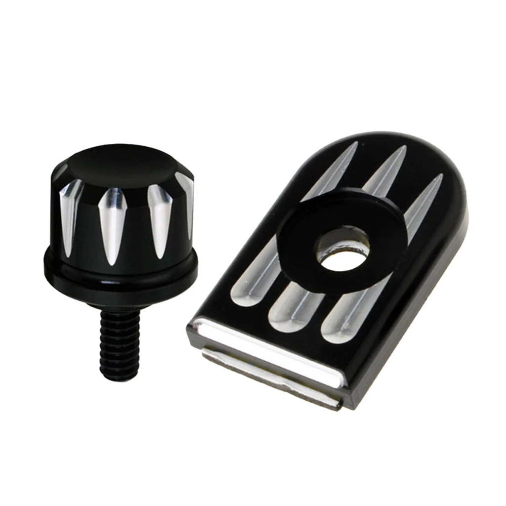Edge Cut Seat Bolt Tab Screw Mount Cover Kit For Harley Sportster 883