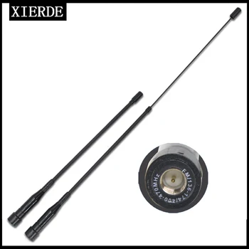 XIERDE SMA maschio VHF / UHF antenna telescopica flessibile a doppia frequenza Yaesu VX7R FT3DR TYT TH8000D F8 walkie-talkie guadagno antenna