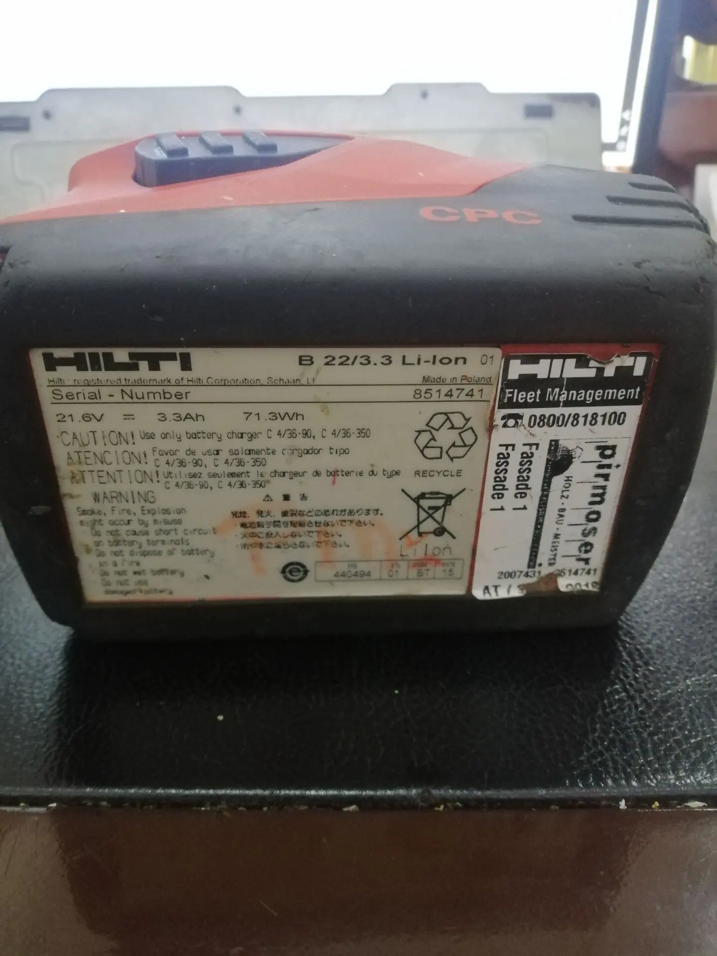 Оригинальная литиевая батарея HILTI 21 6 в 22 3 А (б/у товары)|Детали инструментов| |