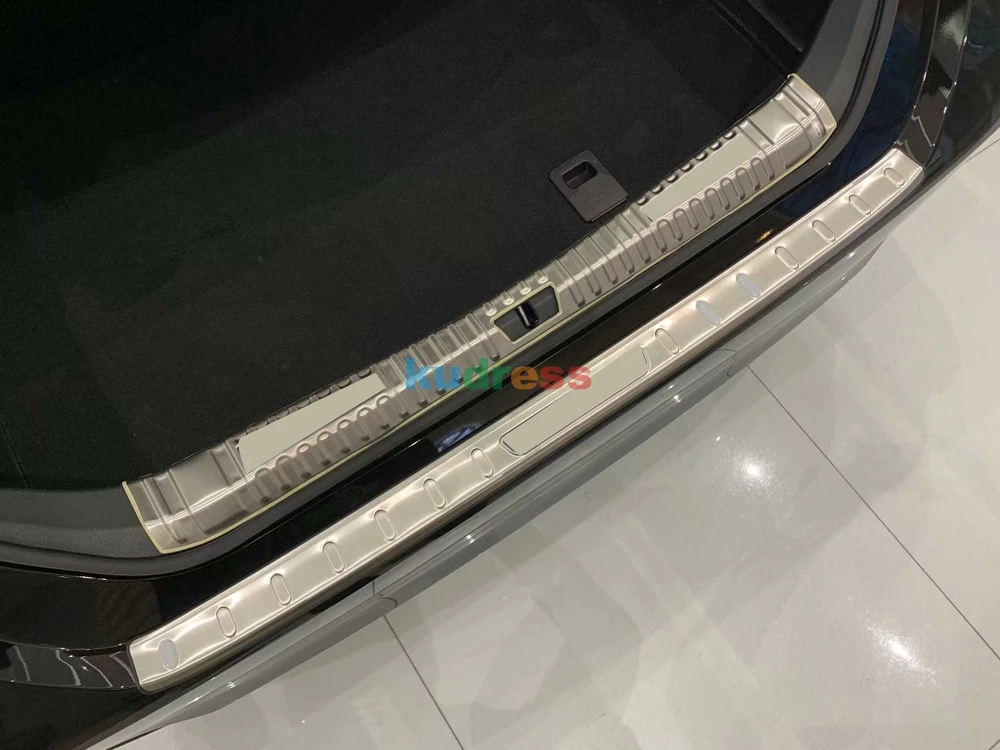 Для Toyota Avalon внутренняя часть из нержавеющей стали+ внешний Задний бампер протектор порога Накладка для защиты автомобиля аксессуары