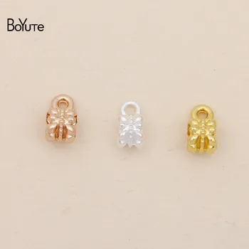 

BoYuTe (200 Pieces/Lot) 4.5*10MM Metal Alloy Connector Charms DIY Jewelry Accessories Hair Accessories Hand Made Materials