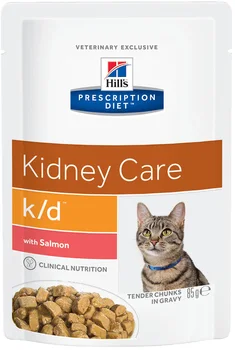 

HILL'S HILL'S prescription diet K/D salmon adult cats with renal diseases and supplier with salmon in the sauce 85 grams