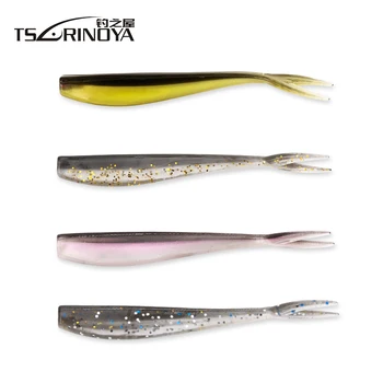 

Tsurinoya Soft Baits 16Pcs 1.5g 80mm Fork Tail Fishing Silicone Lure Iscas Artificial Bait Leurre Souple Peche Carp Swimbait