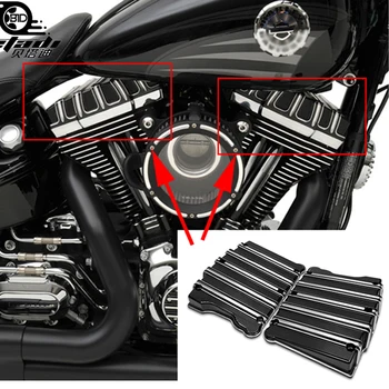 

Moto Parts Motorcycle Rocker Box Top Cover Aluminum For Harley Touring Electra Glid Dyna Fat Bob Softail Twim Cam 1999-17 16 15
