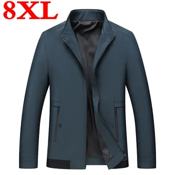 

new plus size 9XL 8XL 7XL 6XL 5XL 4XL Stand collarJacket Men Clothes Slim Fit High-Quality Casual Mens Jackets And Coats