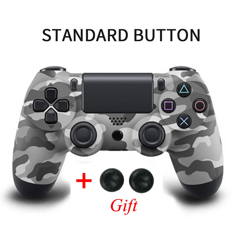 Camouflage Grey Bluetooth беспроводной джойстик для PS4 контроллер подходит для mando ps4 консоль для Playstation Dualshock 4 геймпад для PS4 консоли - Цвет: Camouflage Grey