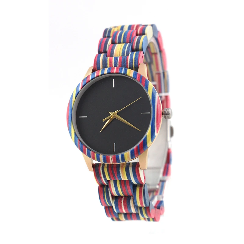 

dropshipping store 2020 classy customized womens new fashion trends waterproof color rosegold case skateboard wood watches
