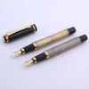 luxury BAOER 507 relief Traditional Chinese painting eight jun figure golden Trim Fountain pen Stationery Office Supplies ► Photo 2/6