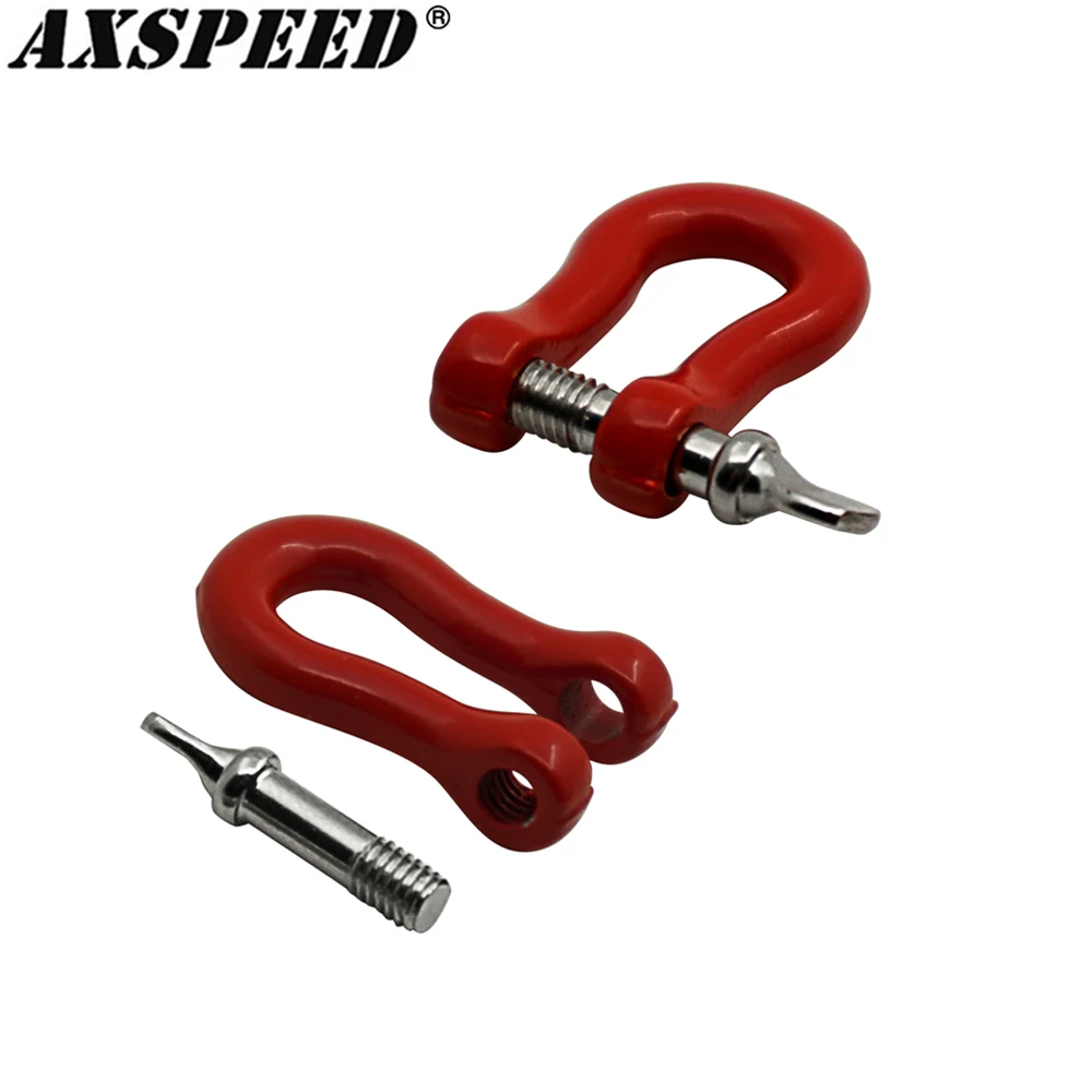 1:10 Scale 890mm Wire with Shackle & Hook Red Color for RC Crawler Accessory 1:10 Scale 890mm Wire with Shackle & Hook Red Color for RC Crawler Accessory