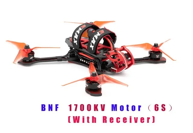 EMAX Hawk 5 Buzz FPV гоночный Дрон 245 мм FS2306 1700KV 2400KV бесщеточный двигатель F4 Контроллер полета 3 S-6 S 45A 4в1 ESC Frsky RX - Цвет: BNF-1700KV (5-6S)