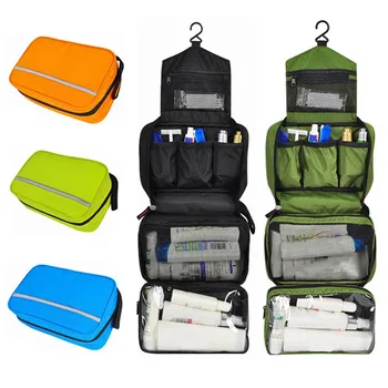 

Women Wash Bag Hanging Toiletry Kit Travel Storage Bag Bathroom Accessories Toiletry Pockets Oxford Cloth Waterproof