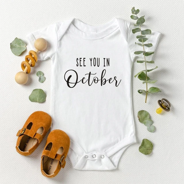 Funny Baby Announcement Onesie Vais a ser Abuelos Newborn Baby Bodysuits  Cotton Summer Boys Girls Romper Body Pregnancy Reveal - AliExpress