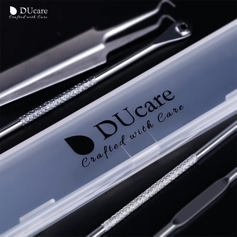 DUcare 4PCS Acne Blackhead Removal Needles Stainless Steel Pimple Extractor Comedone Cleaner Skin Clean Care Tools Kit DUcare 4PCS Acne Blackhead Removal Needles Stainless Steel Pimple Extractor Comedone Cleaner Skin Clean Care Tools Kit