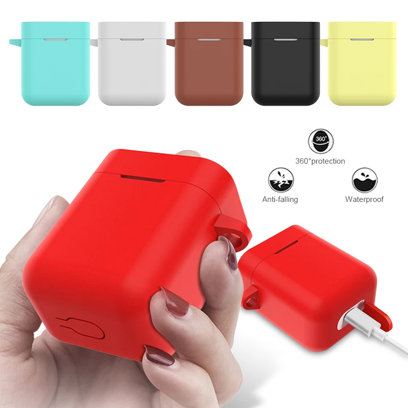 Силиконовый чехол для наушников Xiaomi Airdots Pro Air Wireless защитный гарнитуры TWS