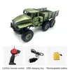 1:16 High Speed RC Car Military Truck 2.4G Six-wheel Remote Control Off-road Climbing Vehicle Model Toy for Kids Birthday Gift ► Photo 2/6