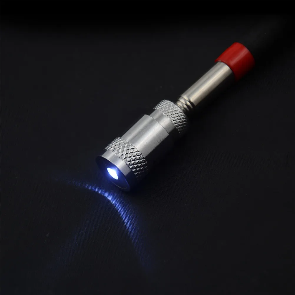 1Pcs Screwdriver Nuts Bolts Telescopic Pick Up Tool Mini LED Magnet Tool Metal Hand Tools Wholesale