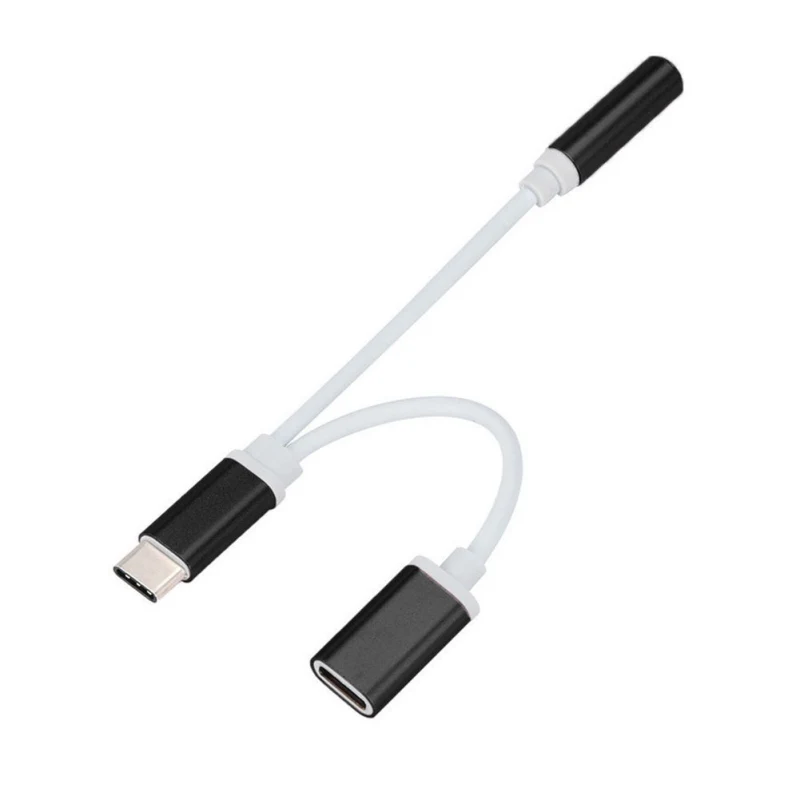 USB-C Тип Кабеля C до 3,5 мм аудио разъем для наушников кабель, адаптер для зарядки для Letv 2/Xiaomi для huawei Pro