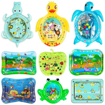 

Big Size Baby Kids Water Play Mat Inflatable Infant Tummy Time Playmat Toddler For Baby Toys Activity Play Center Dropshipping