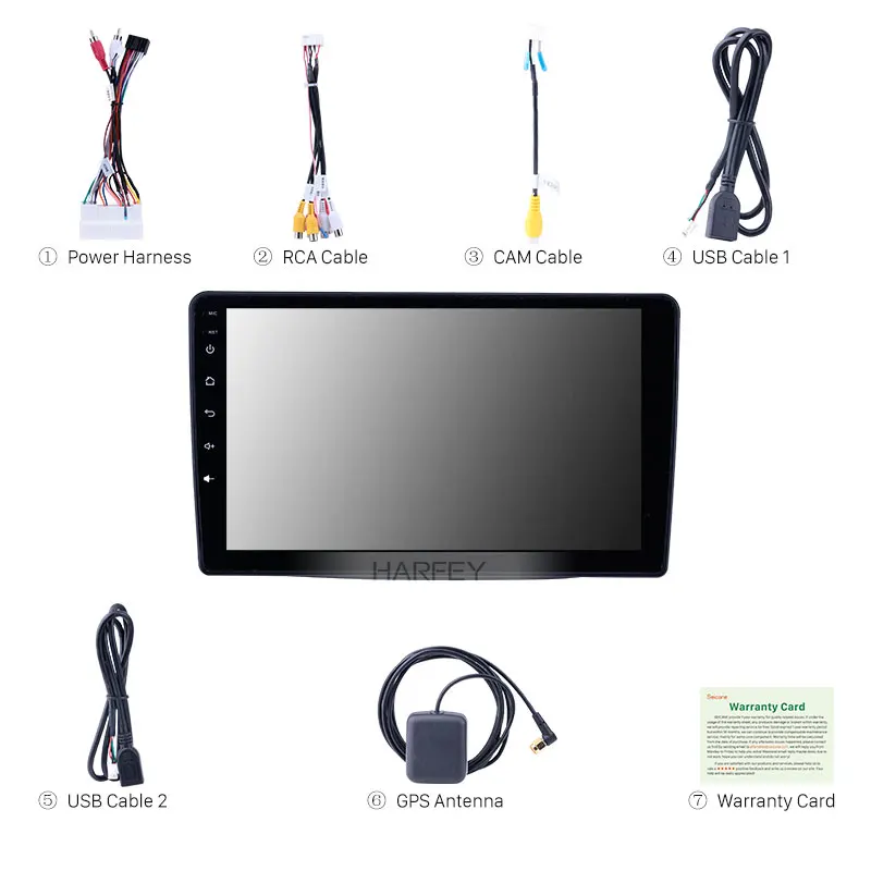 Cheap Harfey GPS Navigation Car Radio HD Touchscreen 9 inch Bluetooth for Hyundai Sorento 2013-2014 Android 8.1 support SWC Carplay 3