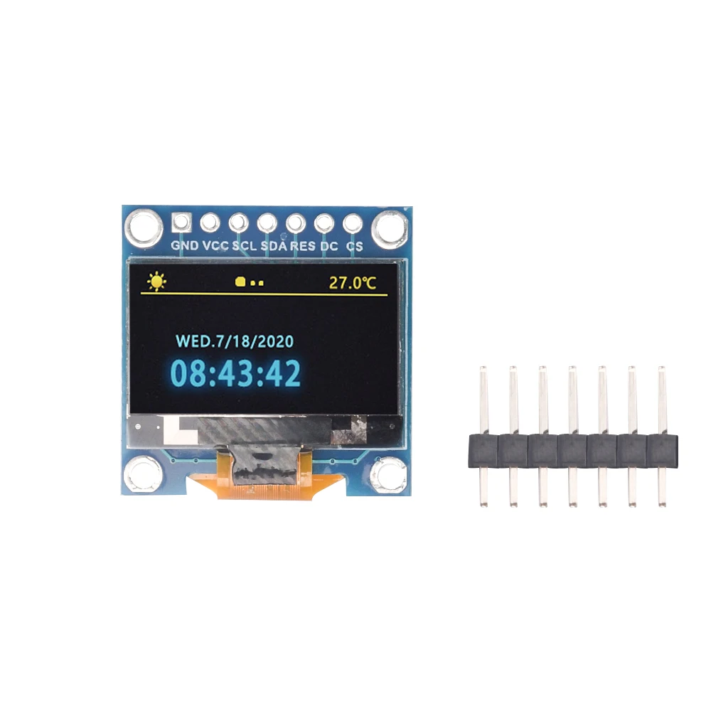 6/7 Pin 0.96" SSD1315 White/Blue/Yellow blue 0.96 inch OLED 128X64 OLED Display Module 0.96" IIC I2C Communicate For Arduino