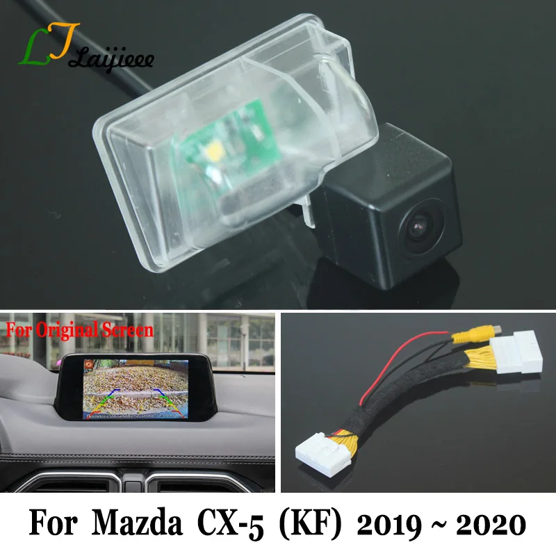 Камера заднего вида для Mazda CX 5 CX5 KF 2019 2020/28 контактный кабель адаптера монитора OEM/HD