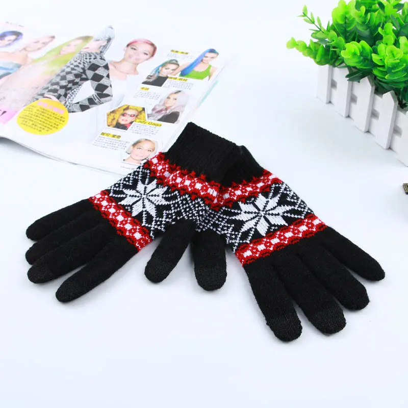 M MISM/Зимние перчатки для детей, Хлопковые вязаные детские варежки, милые однотонные Мягкие гибкие теплые рукавицы, Handschoenen - Цвет: M264