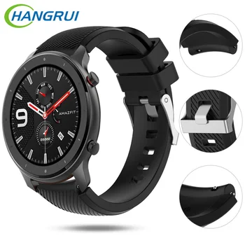 

22mm Watch Strap For Xiaomi Huami Amazfit GTR 47mm Strap Smart Bracelet Silicone Sport Wristband Strap For Huawei Watch GT Strap