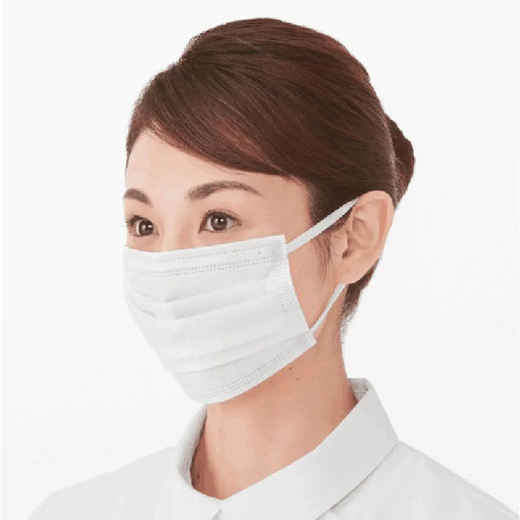 

60Pcs Breathable 3 Layer Disposable Protective Face Mouth Masks Protective Mouth Cover Anti Dust Elastic Straps