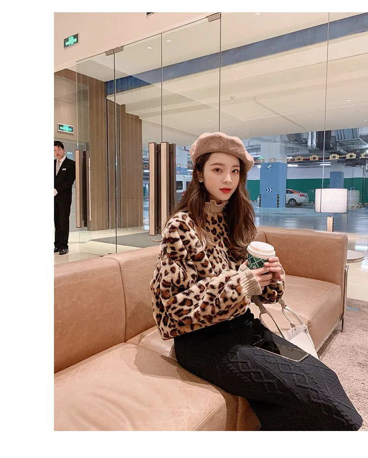 Retro Rhombus Knitted Skirt One-step Skirt Winter Korean-style High-waisted Slimming Mid-length Skirt Women's F5673
