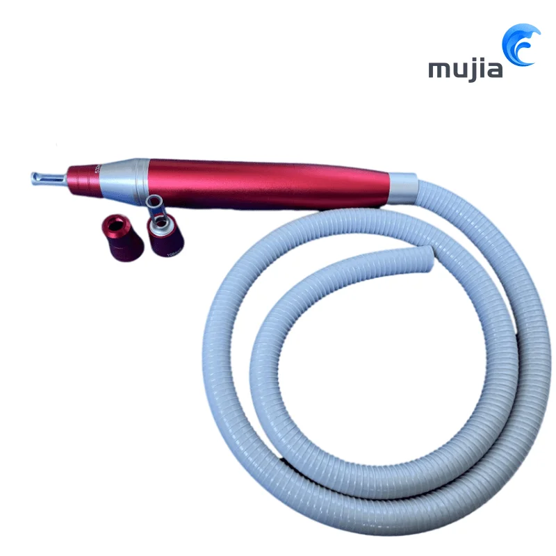 Beauty machine Nd YAG laser handheld with high-energy Q-switch handle, including 3 laser treatment heads