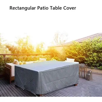 

Customized Sofa cover Waterproof Outdoor Patio Garden Furniture Covers Rain Snow Chair Table Dust Proof kitchen Round Square