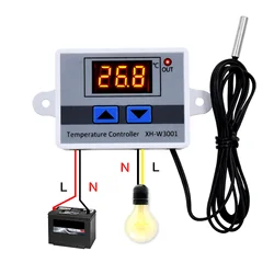 220V 10A Digital LED Temperatur Regler Controller Thermostat Control Kit TE848 Smart Temperature Control System 1500W