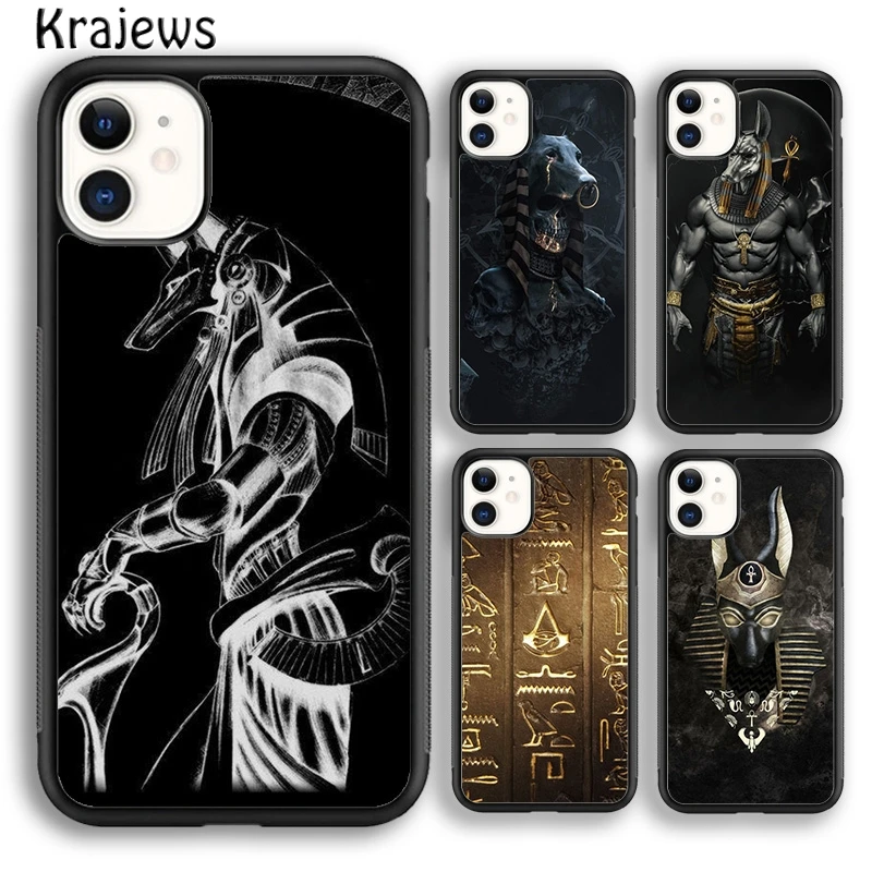Krajew Anubis Египетский Бог мягкий чехол для телефона iPhone 5s SE 2020 6s 7 8 plus X XS XR 11 12 13 mini pro max