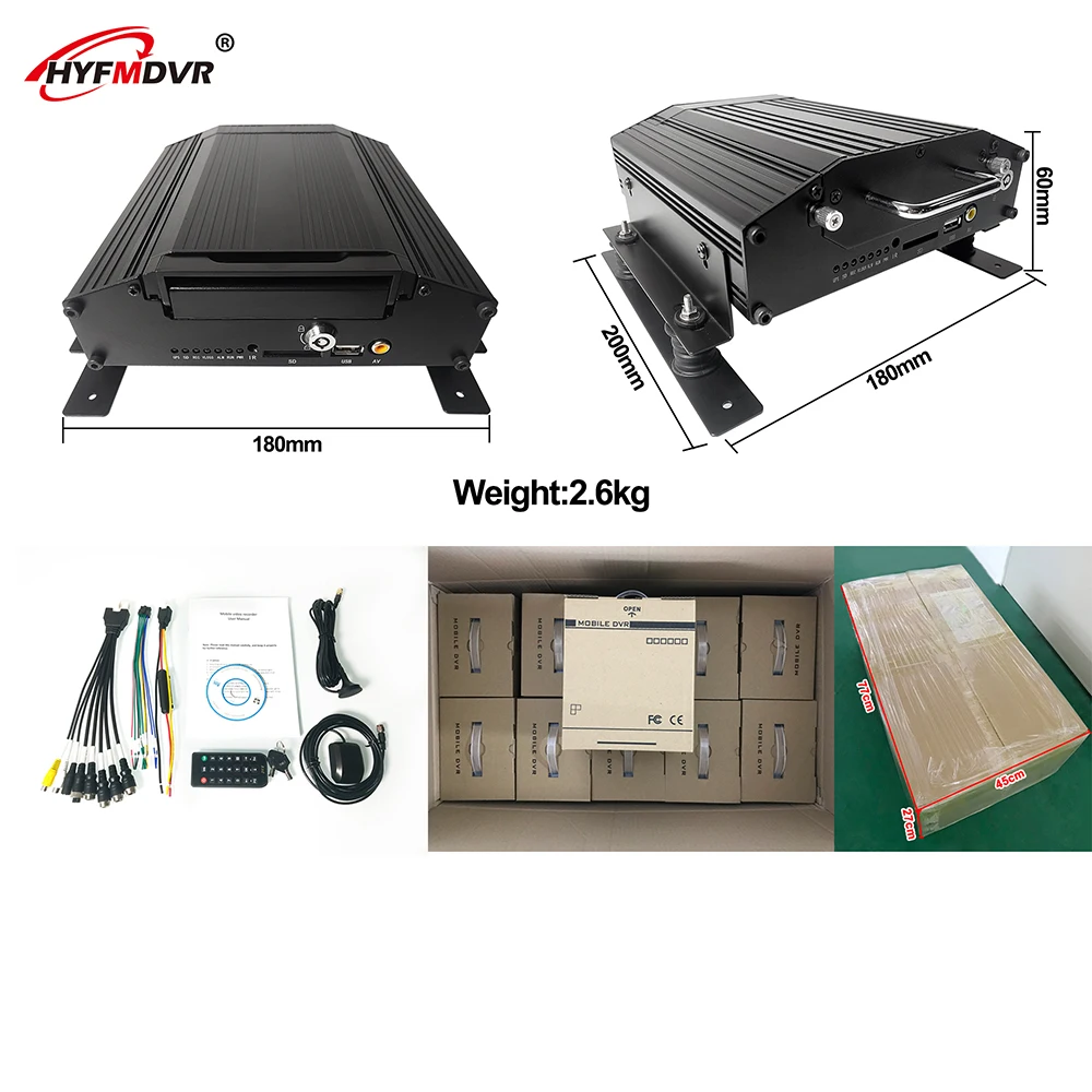 HYFMDVR прямые продажи spot 4CH AHD 720P Мобильный DVR sd карта 4G gps MDVR строительная машина/большой грузовик