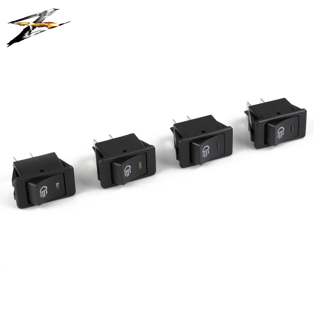 

Car-styling 12V 35A Universal Car Accessories Auto Fog Light Rocker Toggle Switch Blue LED Dashboard 4 pins for Renault Honda