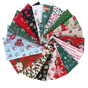 

5/10pcs 20x25cm Christmas Series Cotton Fabric Printed Cloth Sewing Quilting Fabrics Patchwork Needlework DIY Handmade Material