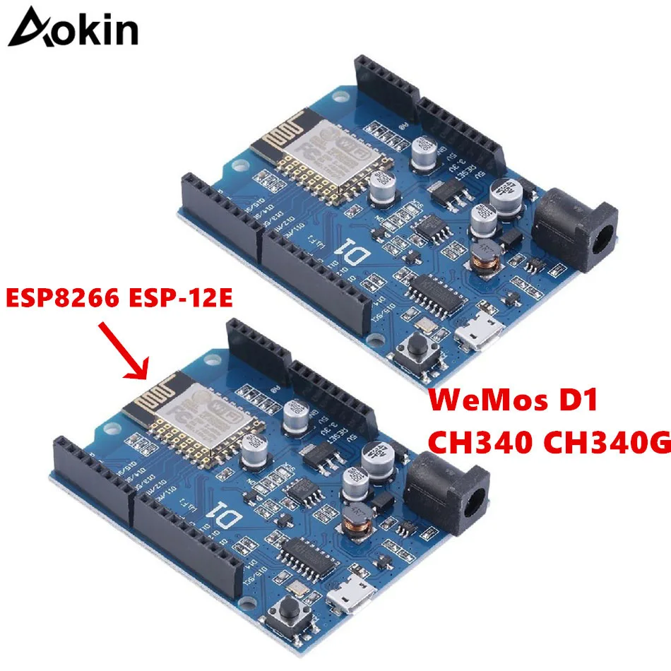 Для WeMos D1 CH340 CH340G Wi Fi макетная плата ESP8266 ESP 12 12E модуль для Arduino IDE/SATA UNO R3 Micro USB один 3 v