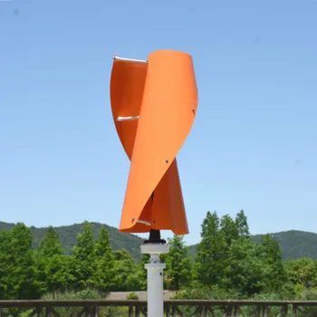 

R&X 200W CE Wind Generator Power Turbine 12v/24v Orange Vertical Axis Vertical Windmill High-efficiency 3 Blades With Controller