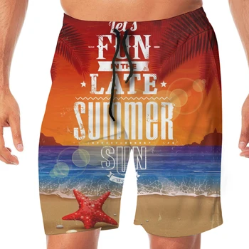

Summer Seastar Mens Swimsuit Swimwear Men Swimming Shorts Beach Short Sports Suits Surf Board Swim Trunks beachwear