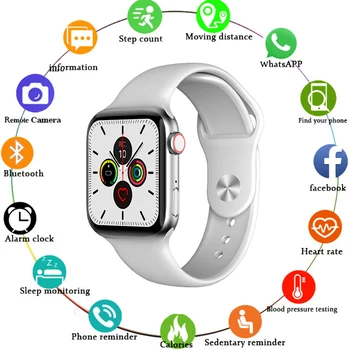 

2020 New Smart Call Watch T500 Bluetooth Call 44mm Strap Blood Pressure Waterproof Smart Watch for IOS Android Men Women Bracele